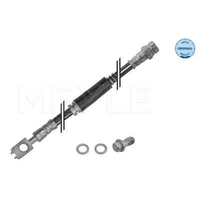 Bilde av MEYLE 100 611 0071/S Bremseslange ved bremsekaliper, framaksel 590 M10x1 VOLKSWAGEN: Golf 7, 5, Touran I, AUDI: A3 Sportback, Hatchback