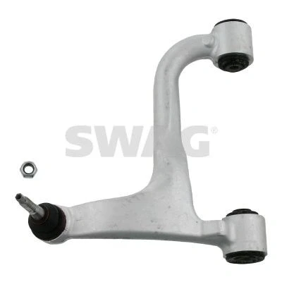 Bilde av SWAG 10 92 6039 Bærebru med sikringsmutter lager, støtte / styreledd venstre bakaksel Casterstag Aluminium MERCEDES BENZ: ML Klasse