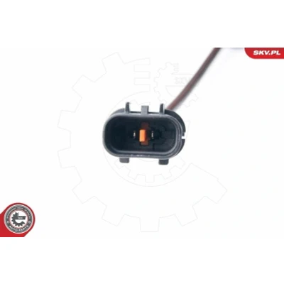 Bilde av ESEN SKV 06SKV267 ABS Sensor framaksel 2 polet 550mm 12V elektrisk svart oval han HYUNDAI: Terracan