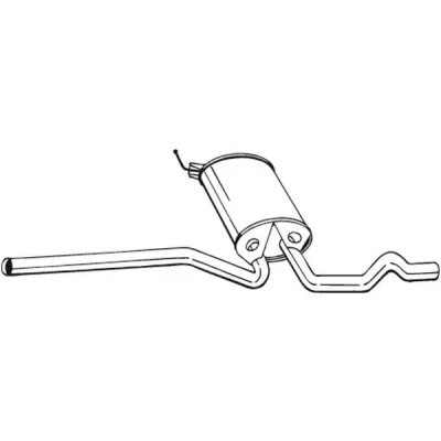 Bilde av Mellomlyddemper, vw passat b5, b5 variant, b5.5, b5.5 3B0253409J, 3B0253409N