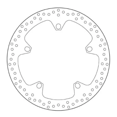 Bilde av BREMBO Bremseskive foran 320mm 5mm 5 hullet 68B407D7 Bremseskiver, Skivebremser