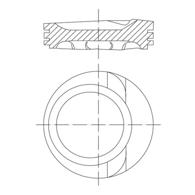 Bilde av MAHLE ORIGINAL 030 68 01 Motorstempel 81,51
