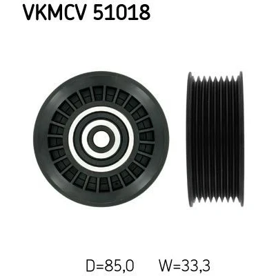Bilde av SKF VKMCV 51018 Styrerulle