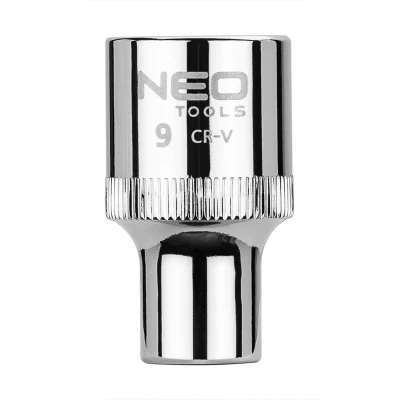 Bilde av NEO TOOLS 08 009 Pipenøkkelinnsats 1/2 3124 9 mm Krom vanadium stål SuperLock
