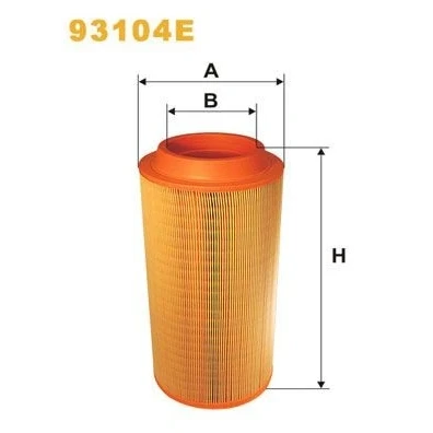 Bilde av WIX FILTERS 93104E Luftfilter 400 192 Filterinnsats