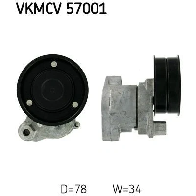 Bilde av SKF VKMCV 57001 Strammerull