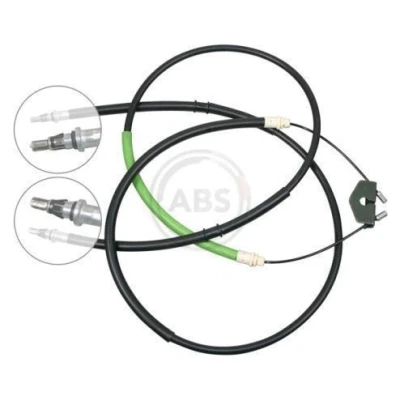 Bilde av A.B.S. K17402 Bremsekabel 1445, 1305 Trommelbrems for høyre/venstre ratt FORD: FIESTA 4, 5