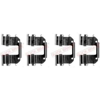Bilde av QUICK BRAKE 109 1285 Tibehørsett, skivebremse belegg