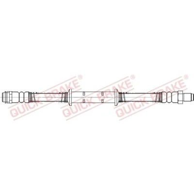 Bilde av QUICK BRAKE 32.843 Bremseslange 455 M10x1