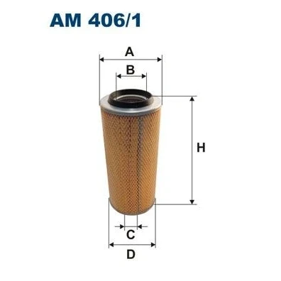 Bilde av FILTRON AM 406/1 Luftfilter 335 150 Filterinnsats