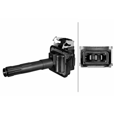 Bilde av HELLA 5DA 358 290 041 Tennspole 3 polet Tennpluggrom coil AUDI: A6 C5 Avant, A8 D2, Allroad C5, VOLKSWAGEN: Golf 4, 4 Variant