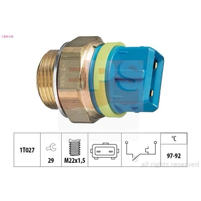 Bilde av Temperaturbryter, radiator ventilator EPS 1.850.145