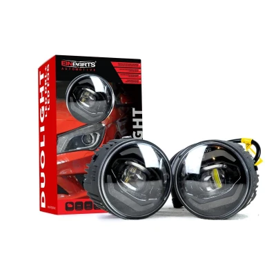 Bilde av EINPARTS DUOLIGHT DL40 Tåkelyskaster transparent foran med kabelsett