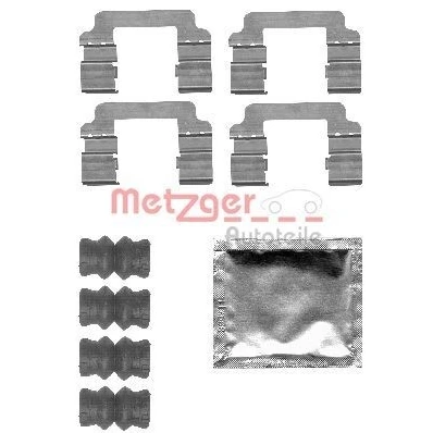 Bilde av METZGER 109 1830 Tibehørsett, skivebremse belegg OPEL: Insignia A Sports Tourer, Hatchback, Sedan, SAAB: 9 5 Sedan