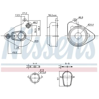 Bilde av Oljekjøler, motorolje lexus es, nx, toyota camry, rav 4 iv, sienna, venza OE 1571036010