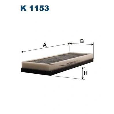 Bilde av FILTRON K 1153 Kupéfilter Partikkelfilter 388 139 40