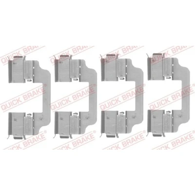 Bilde av QUICK BRAKE 109 0153 Tibehørsett, skivebremse belegg BMW: 5 Touring, X3, 7
