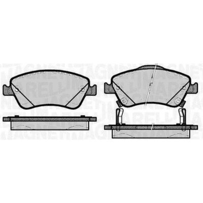 Bilde av MAGNETI MARELLI 363916060664 Bremseklosser med akustisk slitasjevarsel TOYOTA: Auris Hatchback, Corolla X Sedan