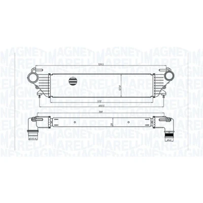 Bilde av Intercooler MAGNETI MARELLI 351319205530