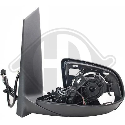 Bilde av Sidespeil Diederichs 1668025 venstre uten speilglass, kan varmes opp, for elektrisk speiljustering MERCEDES BENZ: Vito Van, Tourer, Mixto
