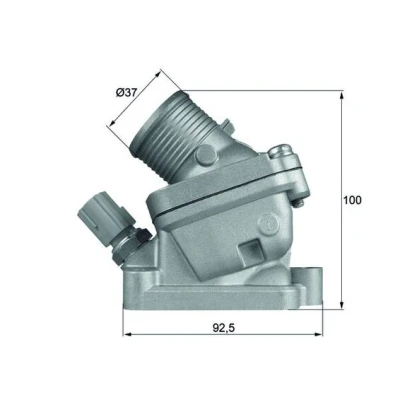 Bilde av Termostat MAHLE ORIGINAL TH 36 90D