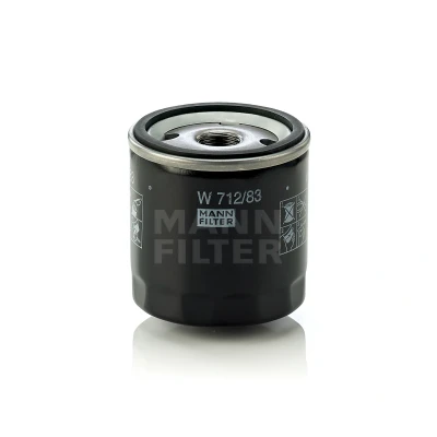 Bilde av MANN FILTER W 712/83 Oljefilter 3/4 16 UNF med en retursperreventil Påskruingsfilter TOYOTA: Land Cruiser Prado 120, Corolla IX Hatchback, Hiace 4 Bus