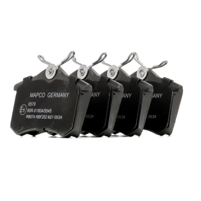 Bilde av MAPCO 6579 Bremseklosser bakaksel ekskl. slitasjevarselkontakt VOLKSWAGEN: Caddy 3, GOLF 5, 6, AUDI: A4 B7 Avant, A3 Sportback, B6 Avant