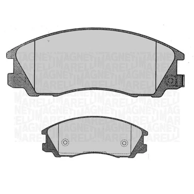 Bilde av Bremseklosser sett, Framaksel, hyundai terracan, 58101H1A00, 58101H1A01, 58101H1A10