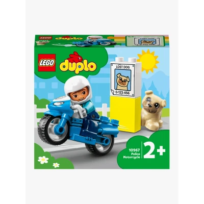 Bilde av LEGO DUPLO Town 10967 Politimotorsykkel Byggesett