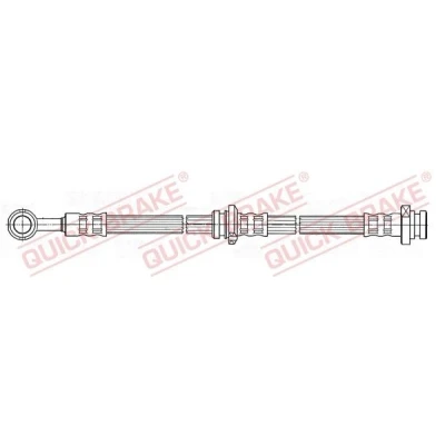 Bilde av Bremseslange, Venstre bakaksel, nissan almera tino, 462144U000