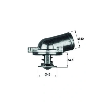 Bilde av MAHLE ORIGINAL TI 22 87 Termostat med tetning MERCEDES BENZ: E Klasse T modell, Sedan, C Sedan