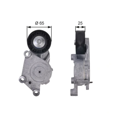 Bilde av GATES FleetRunner Micro V Kit T39125 Strammerull CITROËN: Berlingo II