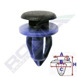 Bilde av ROMIX C60141 klips, pynte /beskyttelseslist