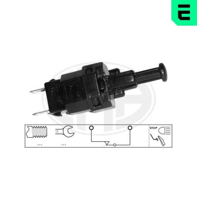 Bilde av Bremselysbryter, chevrolet,daewoo,land rover,mg,opel,vauxhall, 12 39 433, 40 591, 90 196 375, 504 499, 94 580 647, 96 567 247, XKB