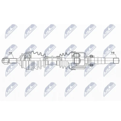 Bilde av Drivaksel, Framaksel høyre, citroën c4 cactus, cactus van, 1611524180, 9677477180