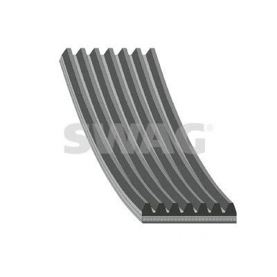 Bilde av SWAG 33 11 0440 Kileribberem 1666mm 7 EPDM (etyl propylen dien gummi) BMW: X5, RENAULT: MASTER 3, 3 Bus, NISSAN: NP300 Navara Pick up