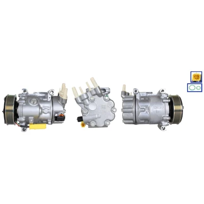 Bilde av LUCAS ACP01275 Kompressor PAG 46 YF R134a, R1234yf med tetning PEUGEOT: 508 I SW, Sedan