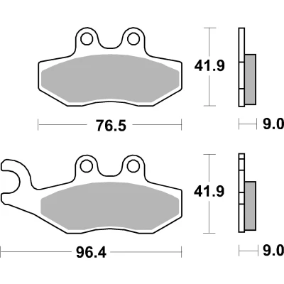 Bilde av BREMBO Carbon Ceramic Bremseklosser keramikk 07056