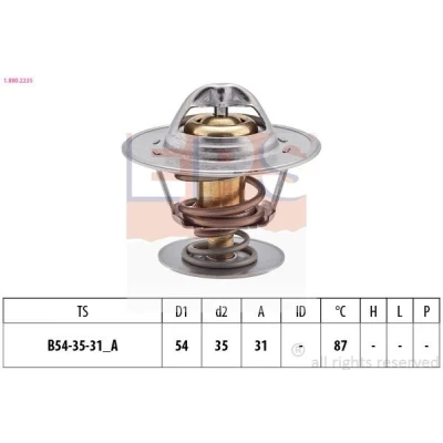 Bilde av FACET 7.8223S Termostat 87 54 Made in Italy OE Equivalent uten pakning VOLKSWAGEN: Multivan 5 (7HM, Transporter Bus, Passat B6 Variant, AUDI: A2