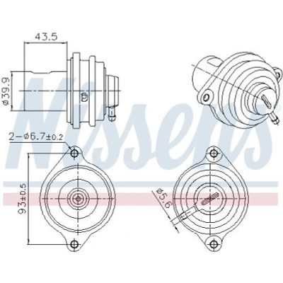 Bilde av EGR Ventil, smart forfour, fortwo cabrio, coupé, 6391400160, 6391400560, 6601400360, A6391400160, A6391400560, A6601400360