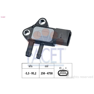 Bilde av Sensor, avgasstrykk FACET 10.3297