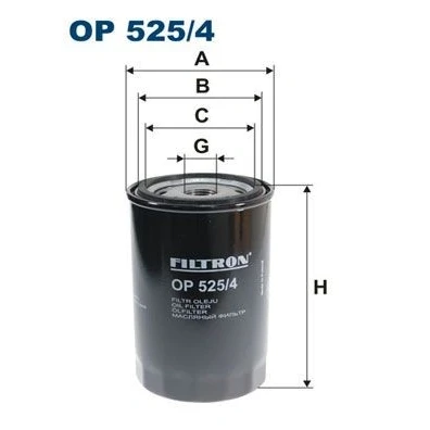 Bilde av FILTRON OP 525/4 Oljefilter 3/4 16 UNF Påskruingsfilter VOLKSWAGEN: Golf 3, Sharan I, 3 Cabrio, AUDI: A6 C4 Avant, Sedan, SEAT: Alhambra I