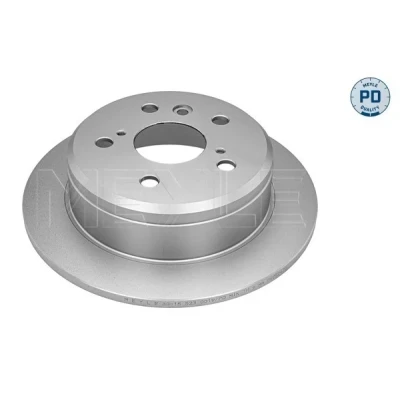 Bilde av MEYLE 30 15 523 0019/PD Bremseskiver bakaksel 269 10 5 114,3 fullt ut krom (VI) fri passivering TOYOTA: Camry IV Sedan, III Sedan