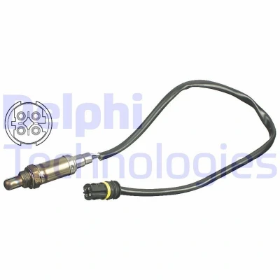 Bilde av DELPHI ES11114 12B1 Lambdasonde Fingersonde, oppvarmet BMW: 5 Sedan, Touring, 3 Coupé