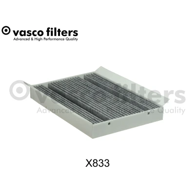 Bilde av DAVID VASCO X833 Kupéfilter Karbonfilter 207mm 262mm 36mm MERCEDES BENZ: Vito Tourer, Van, V Klasse