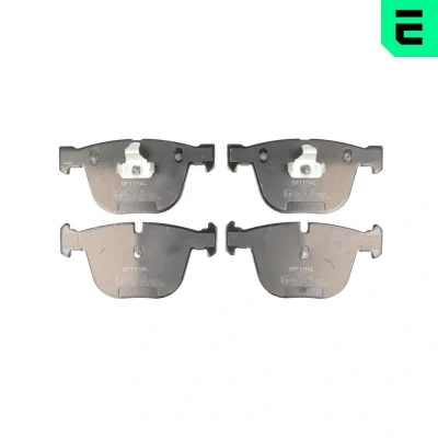 Bilde av OPTIMAL BP 12497 Bremseklosser bakaksel klargjort for slitasjeindikator, ekskl. slitasjevarselkontakt BMW: X5, 3 Sedan, 5 Touring