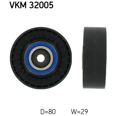 Bilde av Styrerulle, kilereim SKF VKM 32005