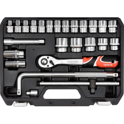 Bilde av YATO YT 38741 Pipesett 25 krom molybdenstål 1/2