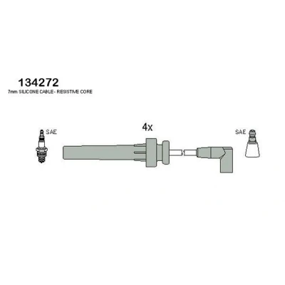 Bilde av HITACHI 134272 Pluggledninger
