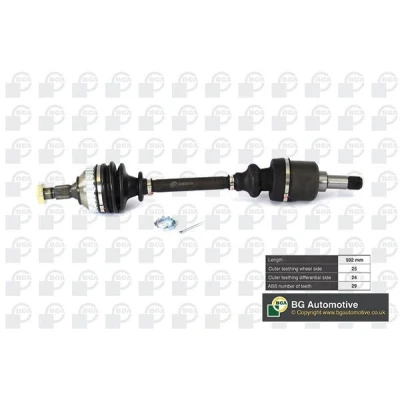 Bilde av BGA DS1414LA Drivaksel framaksel venstre 592 CITROËN: Xsara Hatchback